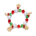 Christmas Bell Beaded Bracelet - DippedShop Wholesale - #2851