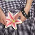 Chunky Studded Solid Color Wide Bangle Bracelet 6W6JBR453