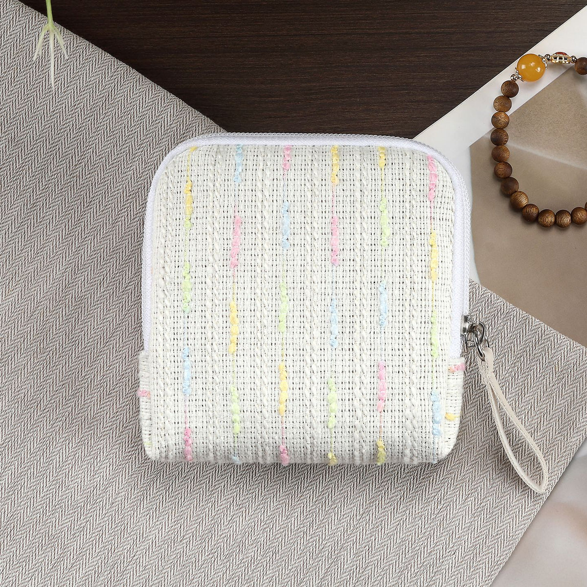 Trendy Color Block Square Jewelry Storage Bag 6W13HSJ116
