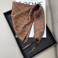 Cashew Print Silk Scarf - DippedShop Wholesale - #2611