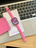Minimalist Solid Color Slim Silicone Watch Band 6W6JWA147