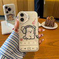 Cute Puppy Stand Protective Phone Case for iPhone 6Z13HPC204