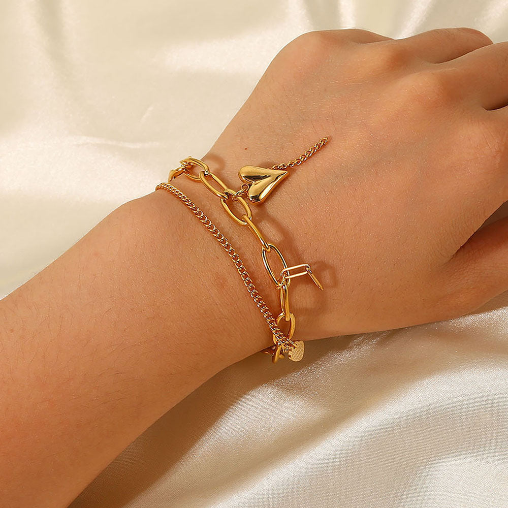 Love Star Double Layers Bracelet DPJB28