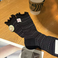 3D Smiley Ruffle Socks - DippedShop Wholesale - #9827