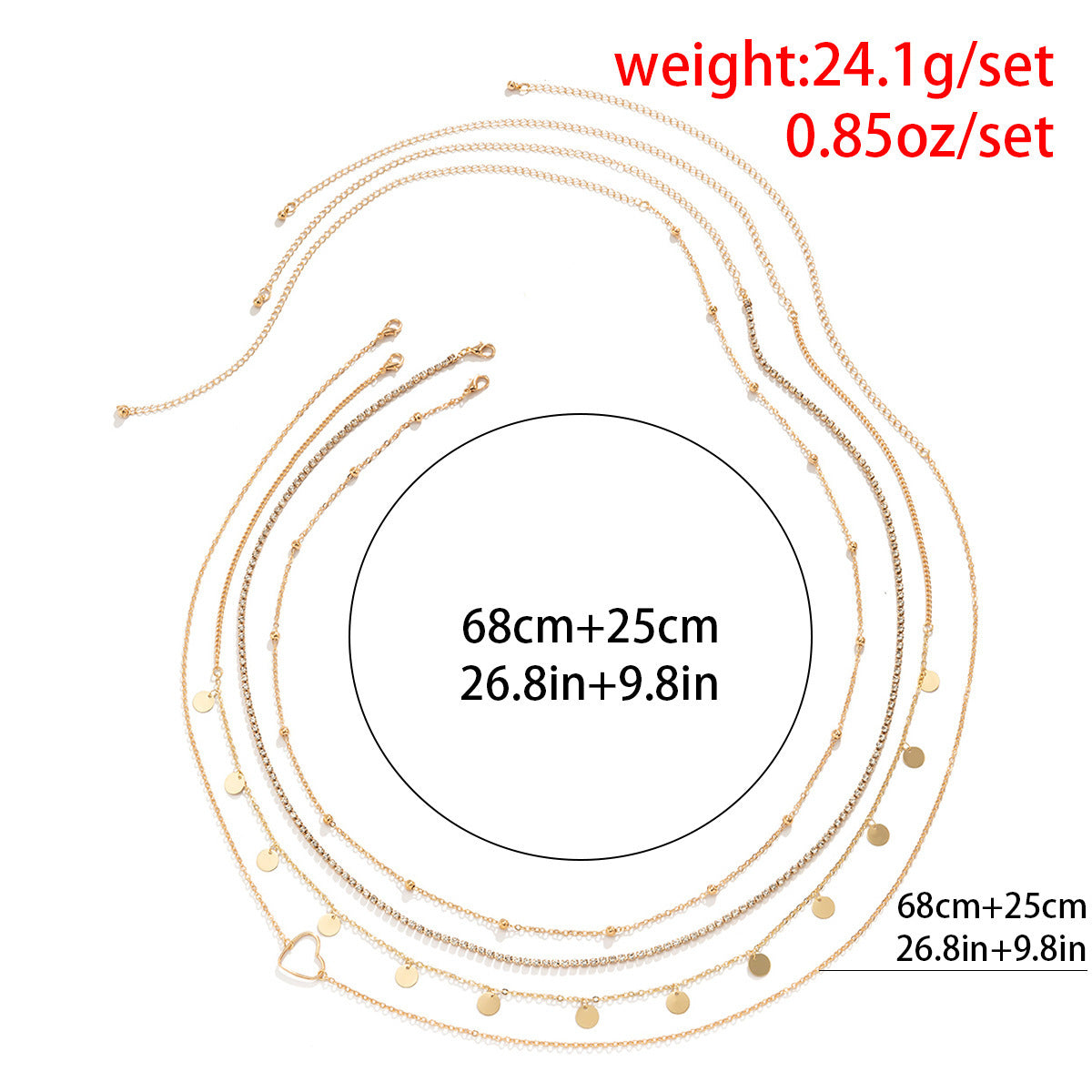 Sexy Multi-Layer Disc Tassel Waist Chain 8ZA6JBC75L