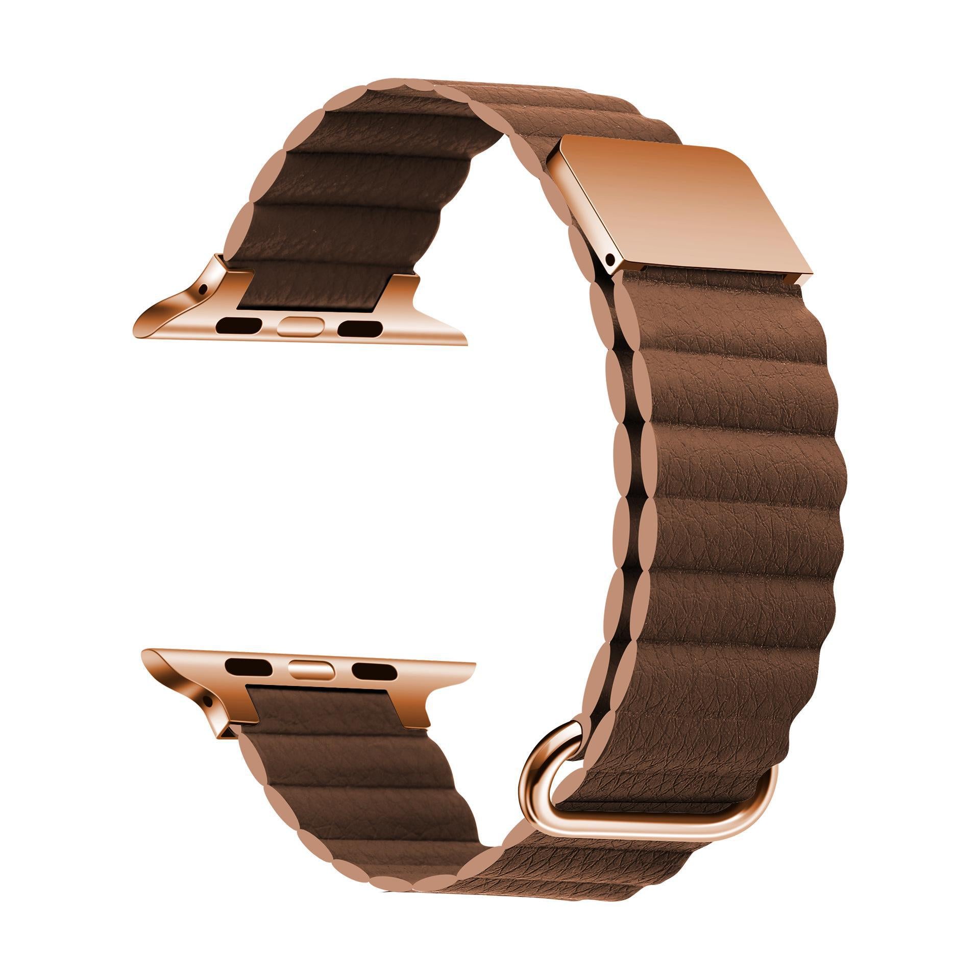 Litchi Texture PU Leather Magnetic Watch Band 6W6JWA133