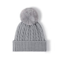 Cable Knit Pompom Beanie - DippedShop Wholesale - #9299