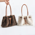 Fashion Fuzzy Plush Large Capacity Tote Bag 6W10BBG2357