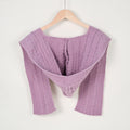 Trendy Solid Color Hooded Knit Shawl Wrap 6W6NSC57