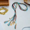 Boho Beaded Tassel Necklace - DippedShop Wholesale - #2915