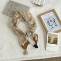 Stylish Cashew Print Tassel Soft Silk Scarf MK2BLW6W6NSI58
