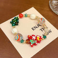 Snowman Bell Tassel Bracelets - DippedShop Wholesale - #1331