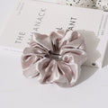 Simple Solid Color Silk Hair Scrunchies 6W6HSR330
