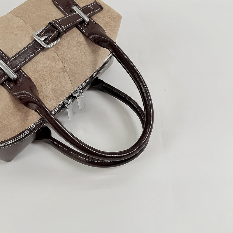 Trendy Suede Solid Color Crossbody Bag 6W10BBG1862