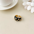 Stylish Gold Plated Rose Motif - DippedShop Wholesale - #3971