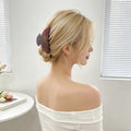 Floral Print Hair Claw - DippedShop Wholesale - #1427