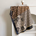 Reversible Floral Jacquard Shawl - DippedShop Wholesale - #9891