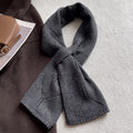 Diamond Fastened Knit Scarf - DippedShop Wholesale - #7923