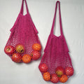 Solid Color Hollow Out Shopping Mesh Storage Bag 8BW6BOB93T