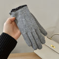 Bowknot Plush Touchscreen Gloves - DippedShop Wholesale - #8611