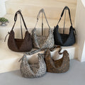 Stylish Leopard Print Large Capacity Hobo Bag 6W10BBG1867