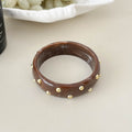 Punk Style Round Rivet Wide Ba - DippedShop Wholesale - #4723