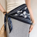 Retro Floral Print Waist Belt - DippedShop Wholesale - #3267