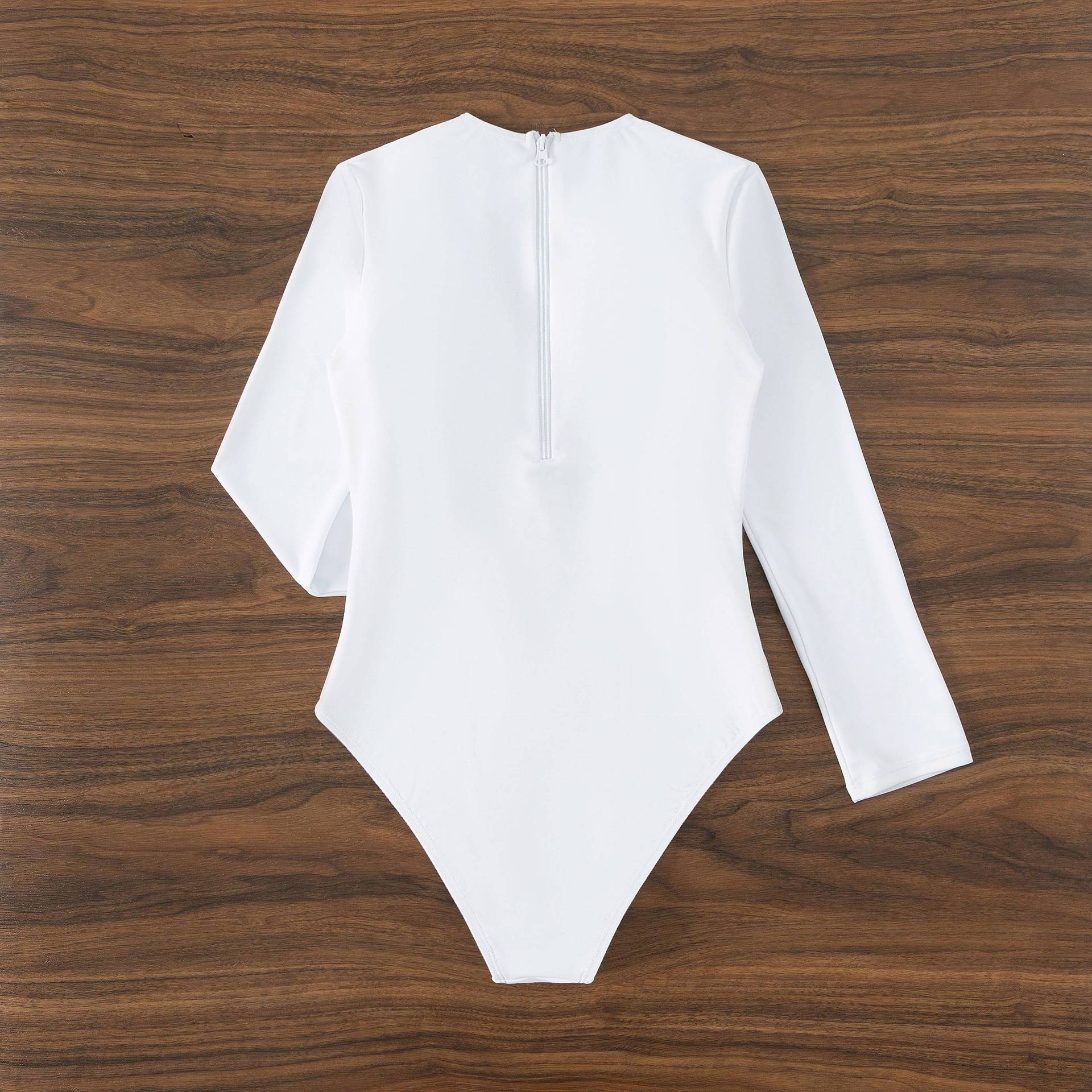 Solid Long Sleeve Swimwear - DippedShop Wholesale - #9027