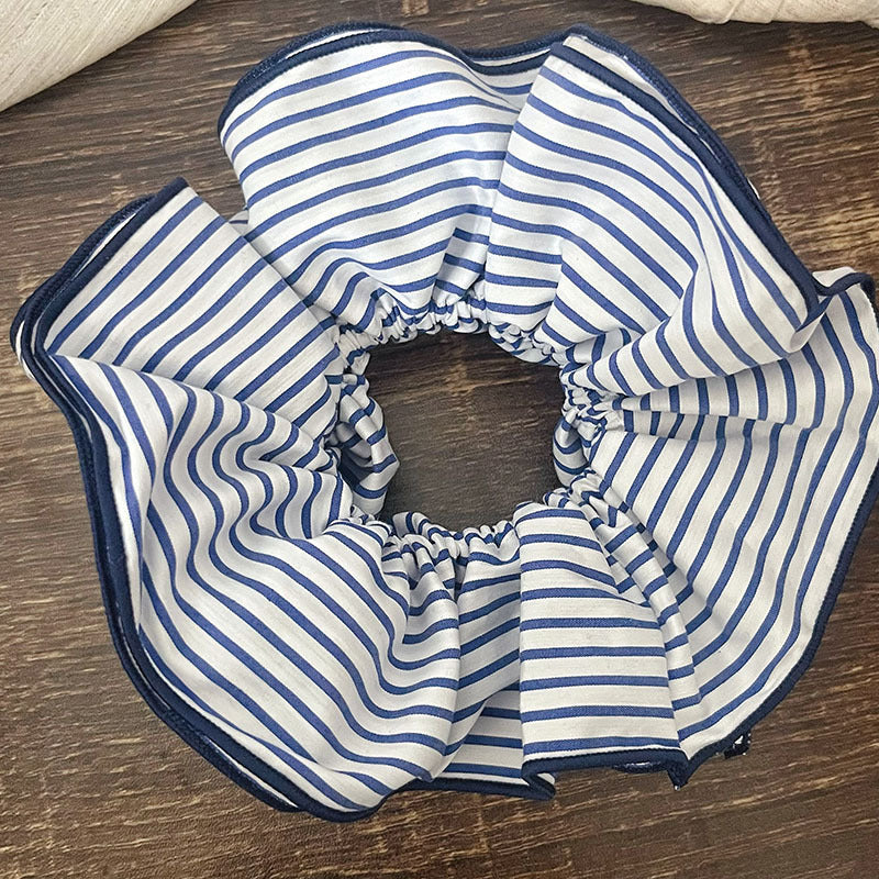 Simple Layered Stripe Hair Scrunchie MK2BLW6W6HSR37