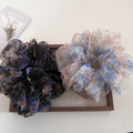 Vintage Sheer Organza Flower Fairy Scrunchies MK2BW6W6HSR85