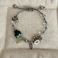Boho Style Natural Stone Beaded Braided Bracelet 6W6JBR339