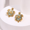 Starfish Turtle Gold Studs - DippedShop Wholesale - #8899