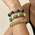 Boho Style Wood Beaded Chain Bracelets 6W6JBR626
