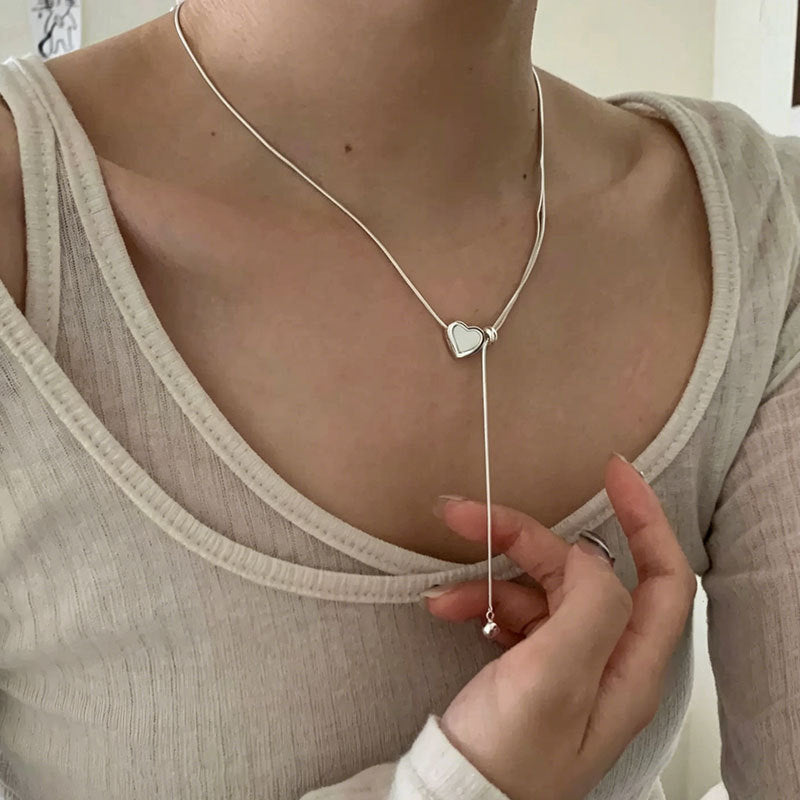 Minimalist Double Layered Snake Chain Necklace 6W6JNC429