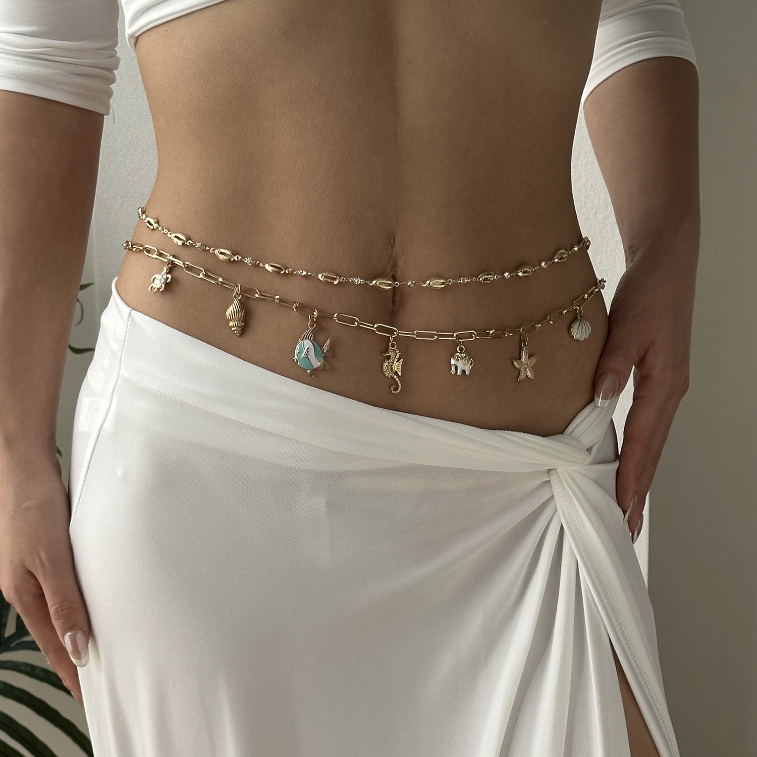 Fashion Double Layered Starifi - DippedShop Wholesale - #5155