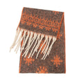 Vintage Jacquard Cashmere-Feel Tassel Shawl Scarf 6W6NSC121