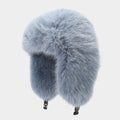 Fashion Solid Color Fuzzy Faux Fur Trapper Hat 6W6HAT530