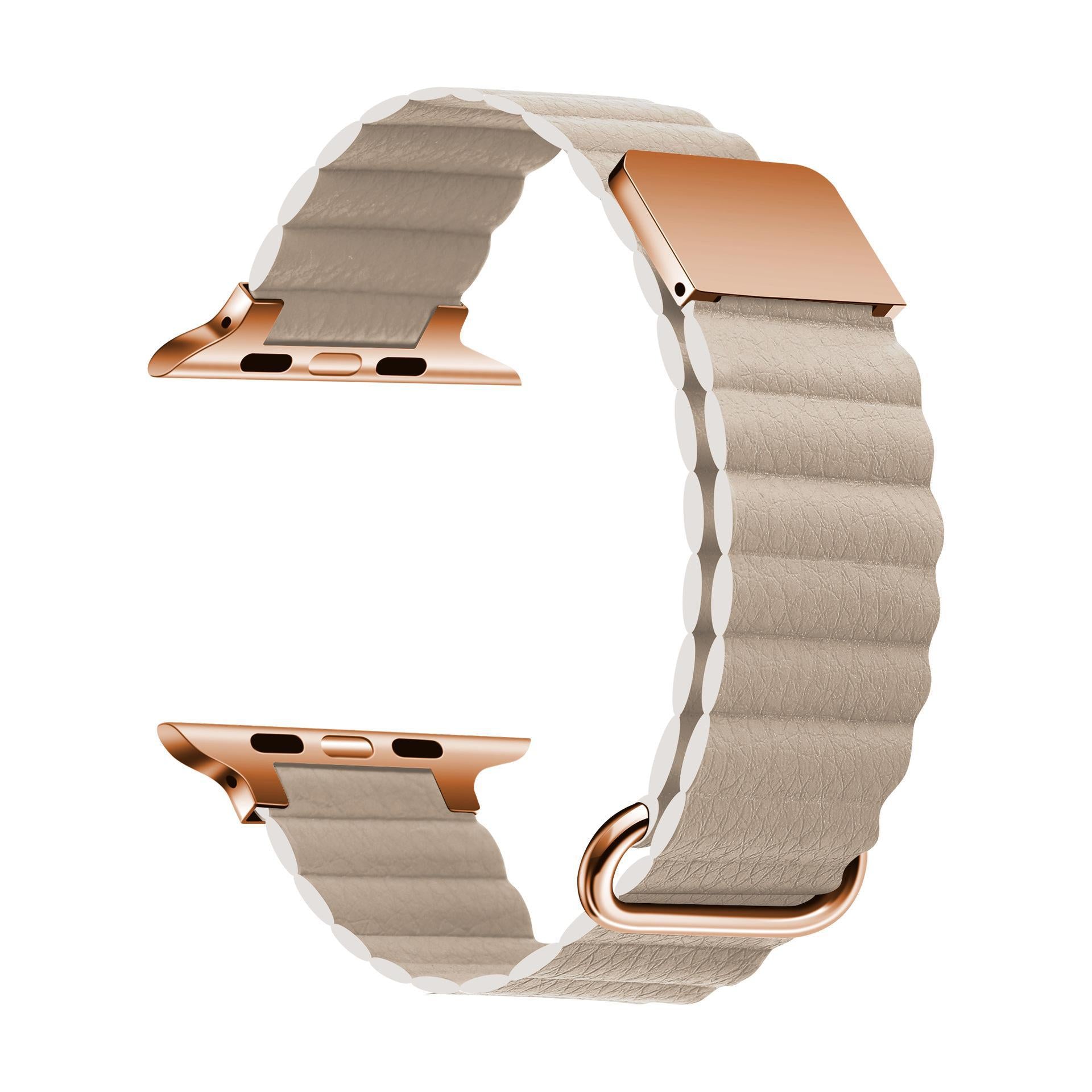 Litchi Texture PU Leather Magnetic Watch Band 6W6JWA133