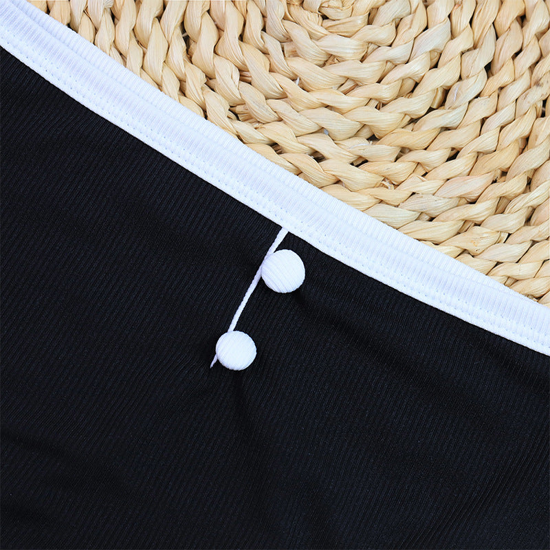 Color Block Sporty Bikini - DippedShop Wholesale - #2003