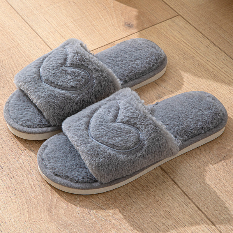 Fuzzy Plush Indoor Slippers - DippedShop Wholesale - #2723