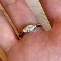 Minimalist Rhinestone Gold Pla - DippedShop Wholesale - #9251