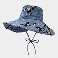 Fashion Floral Print Wide Brim Bucket Hat MK2BW6W6HAT107