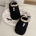 Color Block No Show Socks - DippedShop Wholesale - #7283