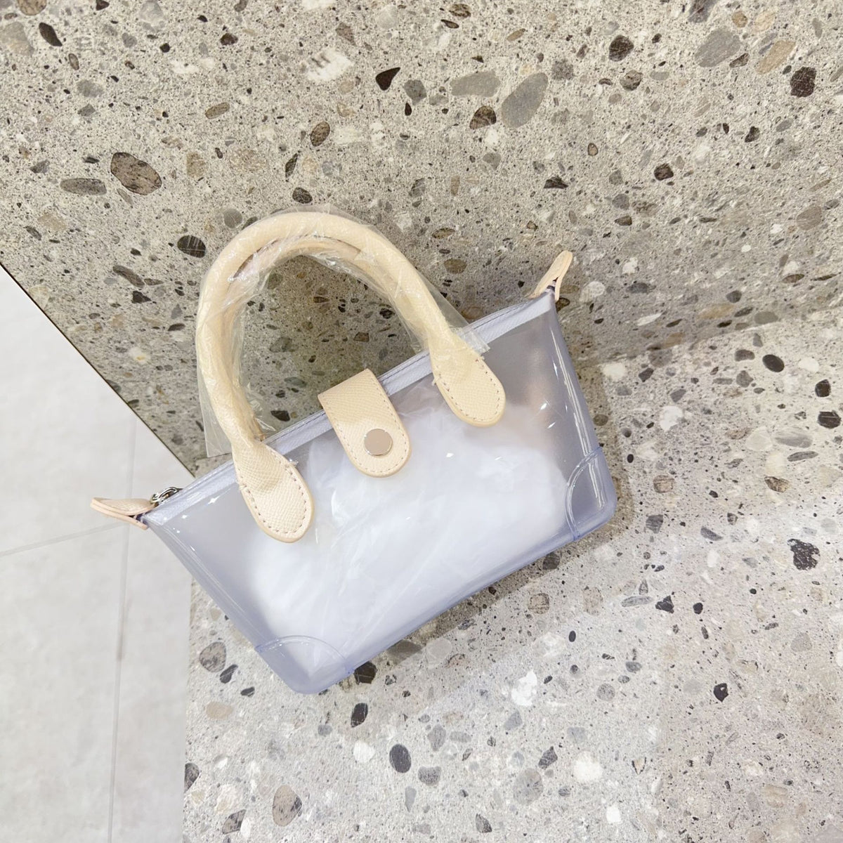 Casual Clear Jelly Dumpling Crossbody Bag 6W10BBG2118