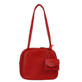 Solid Square Shoulder Bag - DippedShop Wholesale - #0611