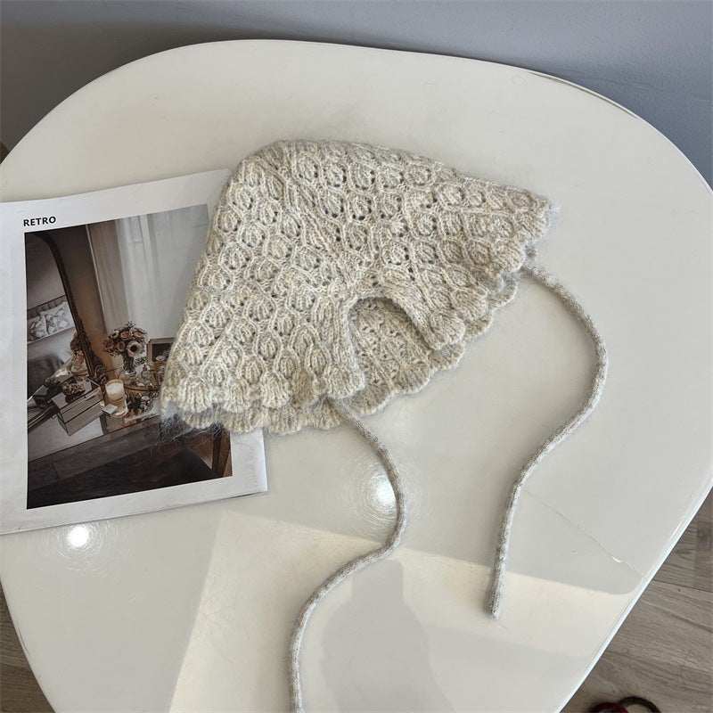 Knit Ear Flap Beanie - DippedShop Wholesale - #5027