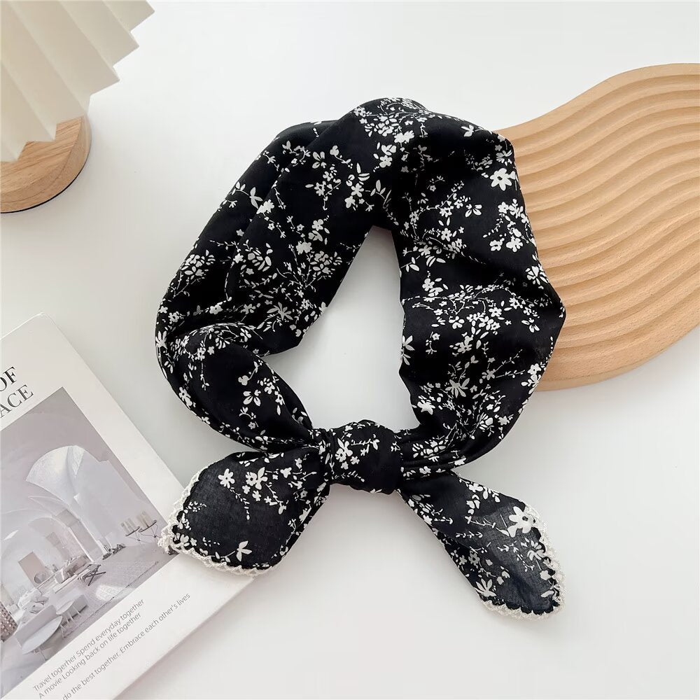 Animal Print Silk Scarf - DippedShop Wholesale - #5443