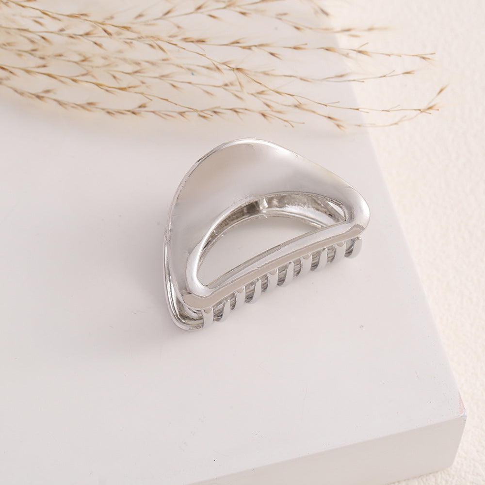 Simple Geometric Gold Plated Mini Hair Claw MK2MBEP6W6HCP380
