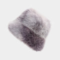 Vintage Fluffy Plush Thick Warm Bucket Hat 6W6HAT535