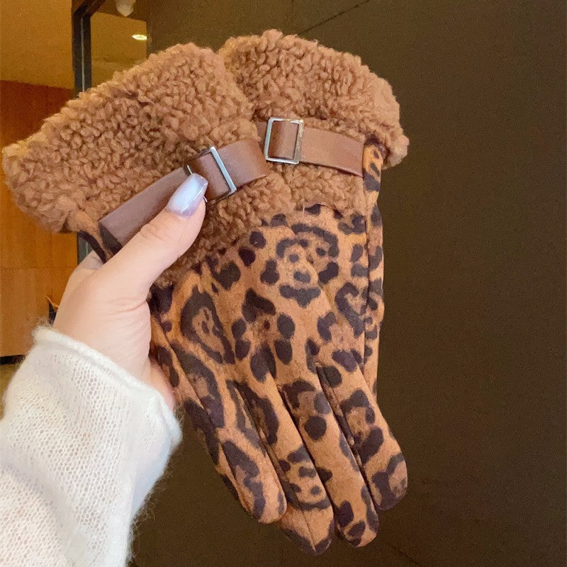 Faux Fur Winter Gloves - DippedShop Wholesale - #9587
